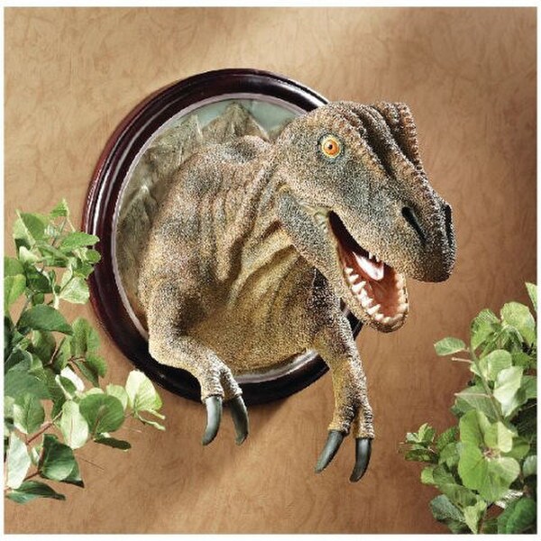 T-rex Dinosaur Trophy Wall Sculpture